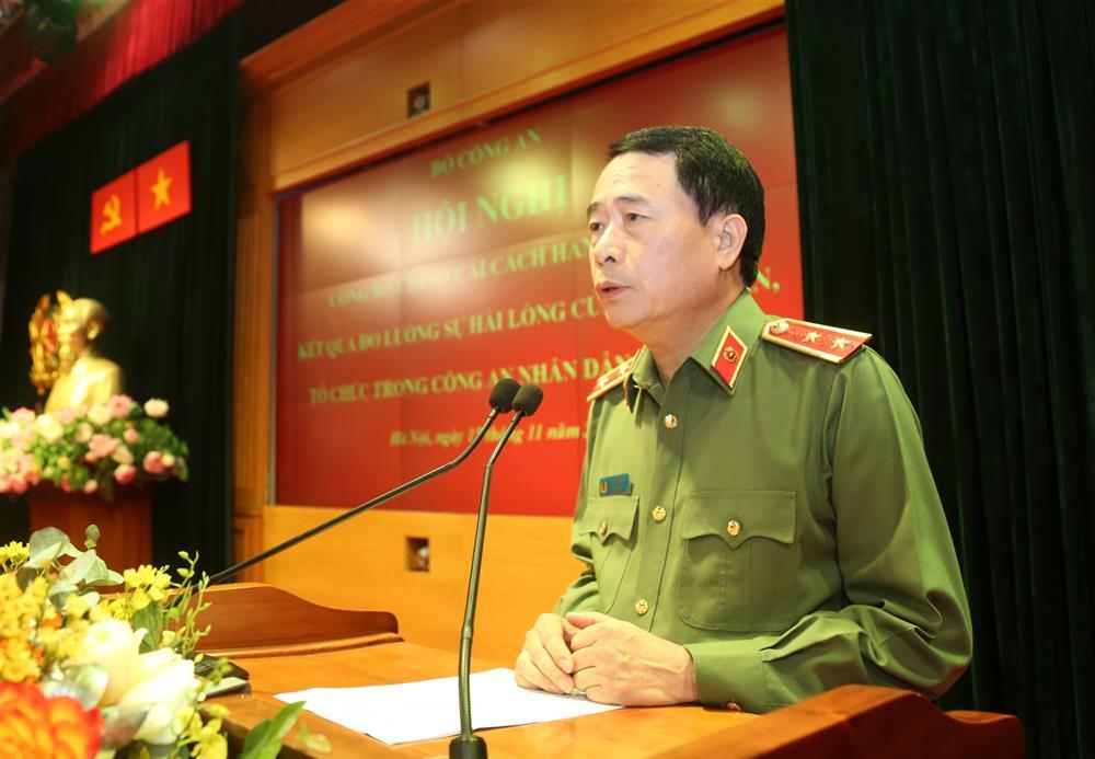 Bộ Công an công bố kết quả xác định chỉ số cải cách hành chính năm 2023